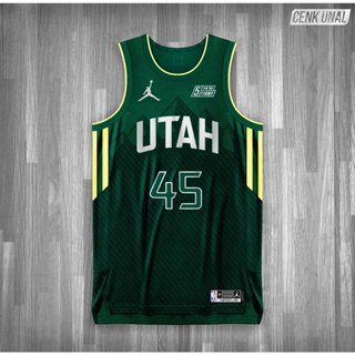 Donovan Mitchell Authentic Jersey Nike Utah Jazz City Edition Dark Mode  MENS 44
