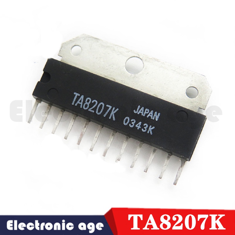 2pcs TA8207K = UTC8207 = YD8207 = TA8207KL = D8207 SIP-12 Low Frequency ...