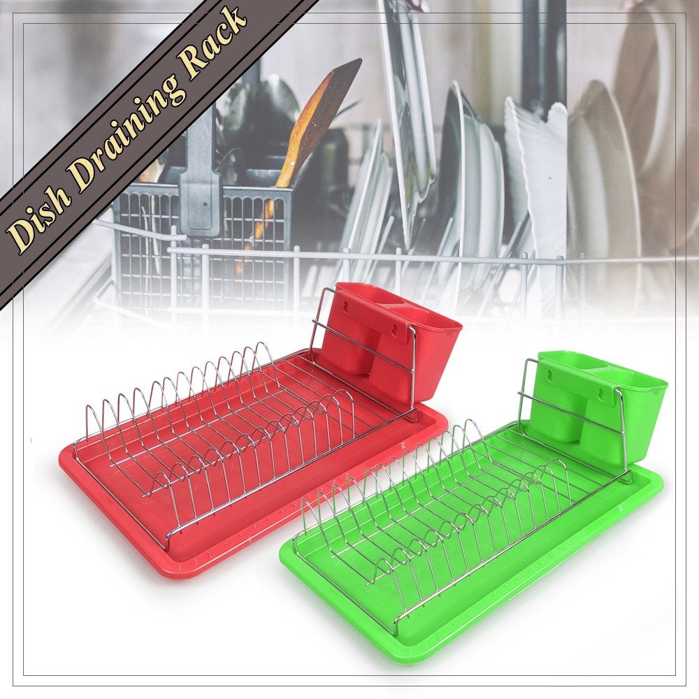 Water Dripper Removable Tray Kitchen Dish Draining Rack ( HY01 ...