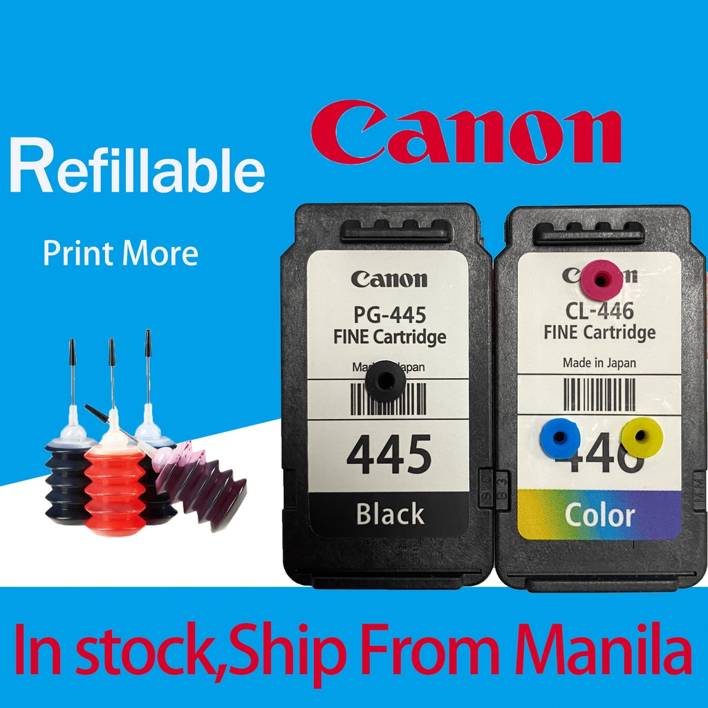 CANON 445 446 ink cartridge PG445 CL446 XL Refillable CISS | Shopee ...