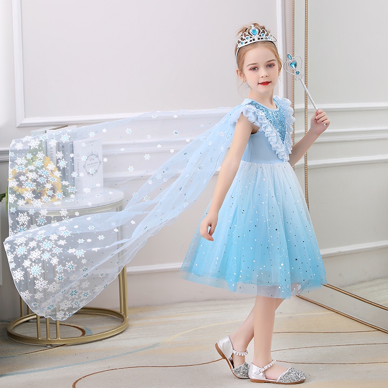 Children's Birthday Party Dress Girls Fluffy Princess Dress