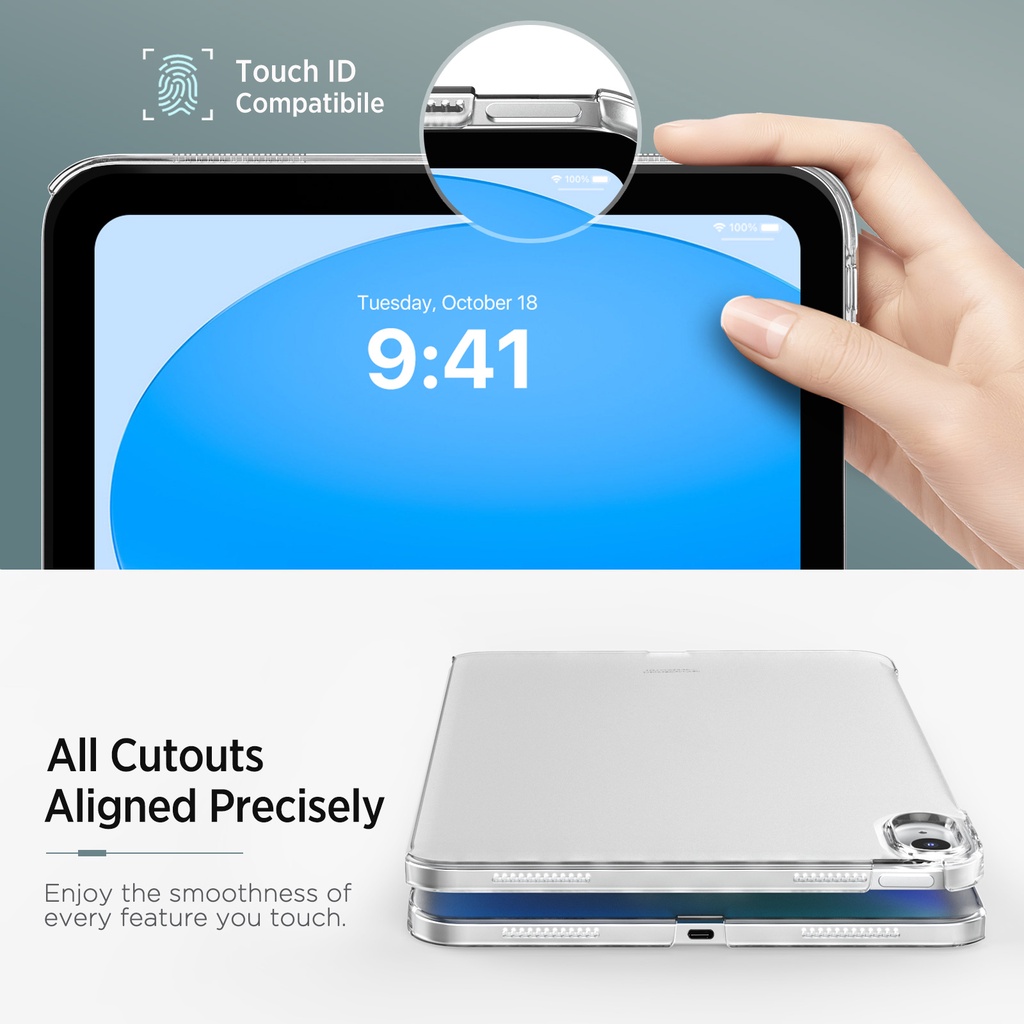 MoKo Half Shell Case Fit New iPad 10th Gen 10.9 Inch 2022 Version ...
