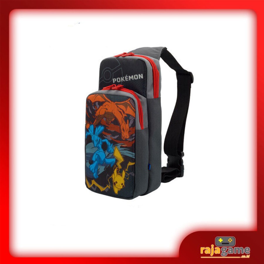 Hori Nintendo Switch Sling Bag Charizard Lucario and Pikachu | Shopee ...