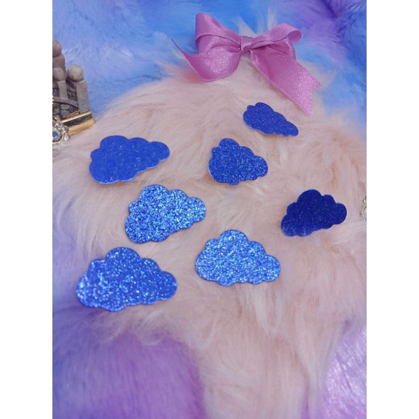 CLOUD Embellishment for Journal Glitter Die Cut Paper Shopee Philippines