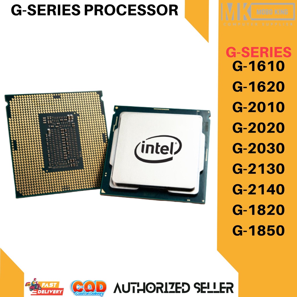 Intel Core G SERIES 2ND 3RD and 4TH Gen Processor 540 630 640 860 2010 ...