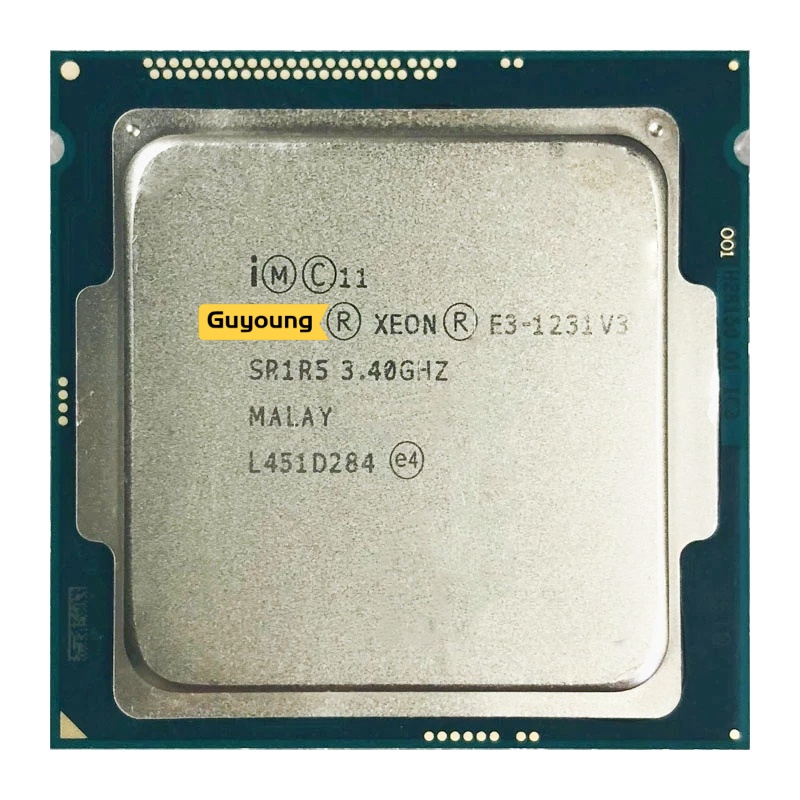Xeon E3-1231 v3 E3 1231 v3 E3 1231v3 3.3 GHz Used Quad-Core CPU ...