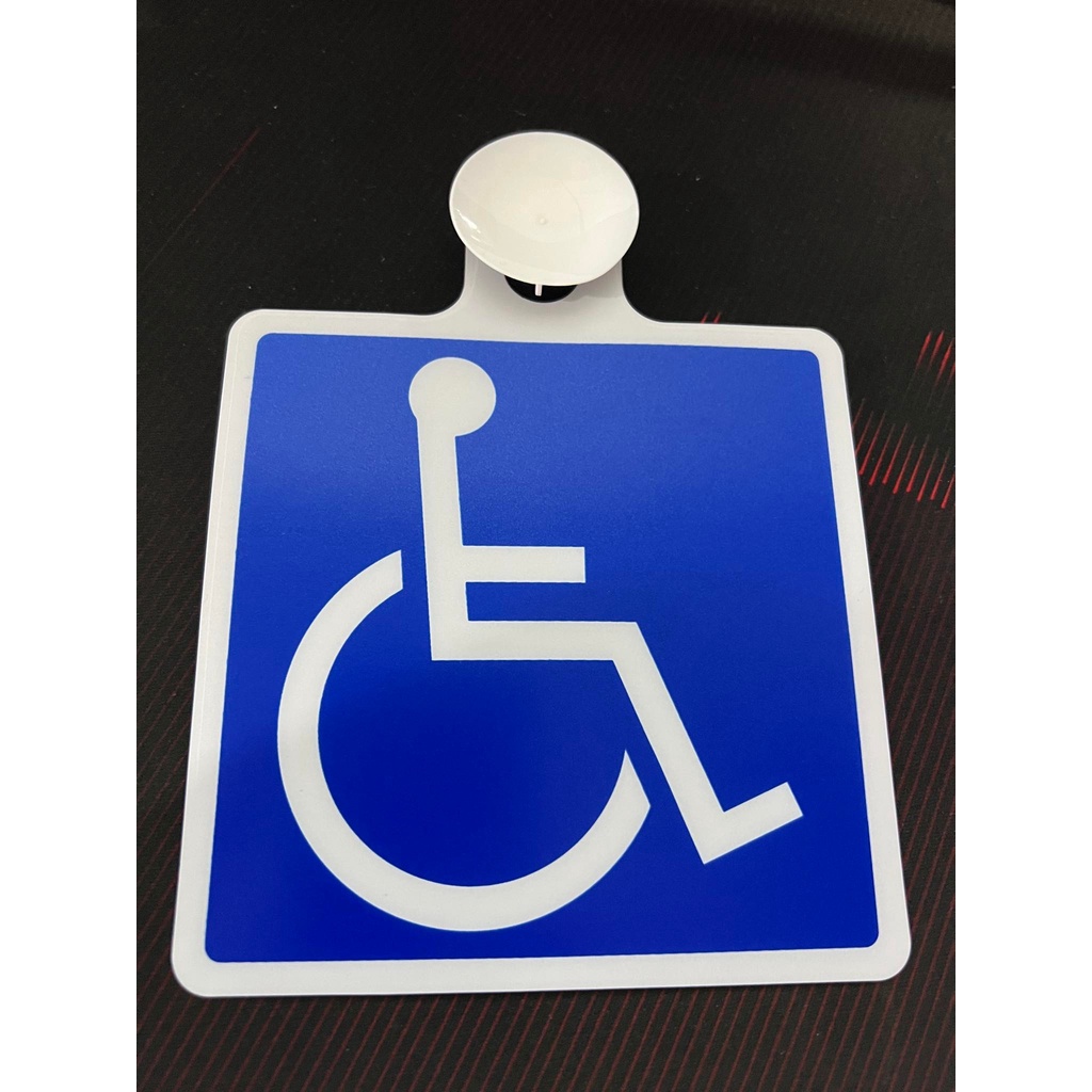 Disabled / PWD Accessibility Sign with Suction Cup JDM Japanese with ...