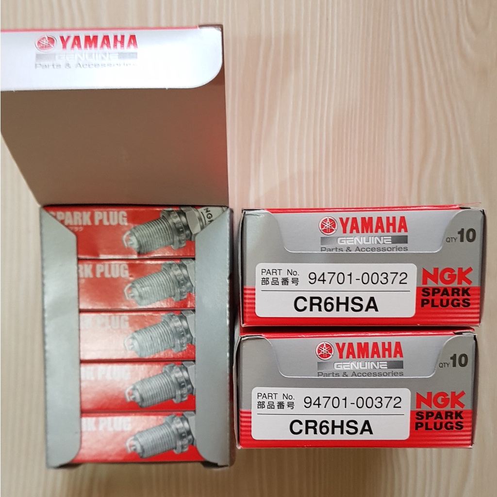 NGK CR6HSA sparkplug Genuine Yamaha Parts for MIO I125 / MIO SOUL I ...