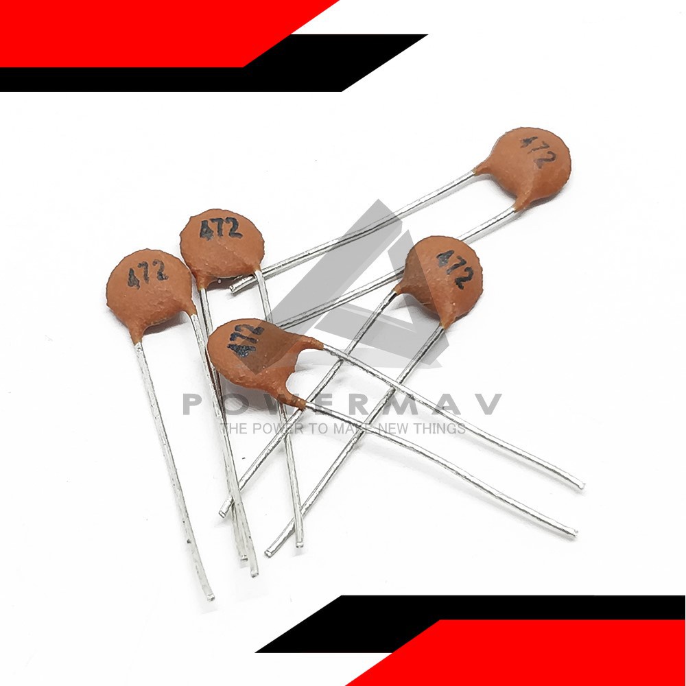 5pcs 4.7nf ceramic capacitorr 50V 4.7 nf 470 Ceramic Capacitor 50v 4 ...