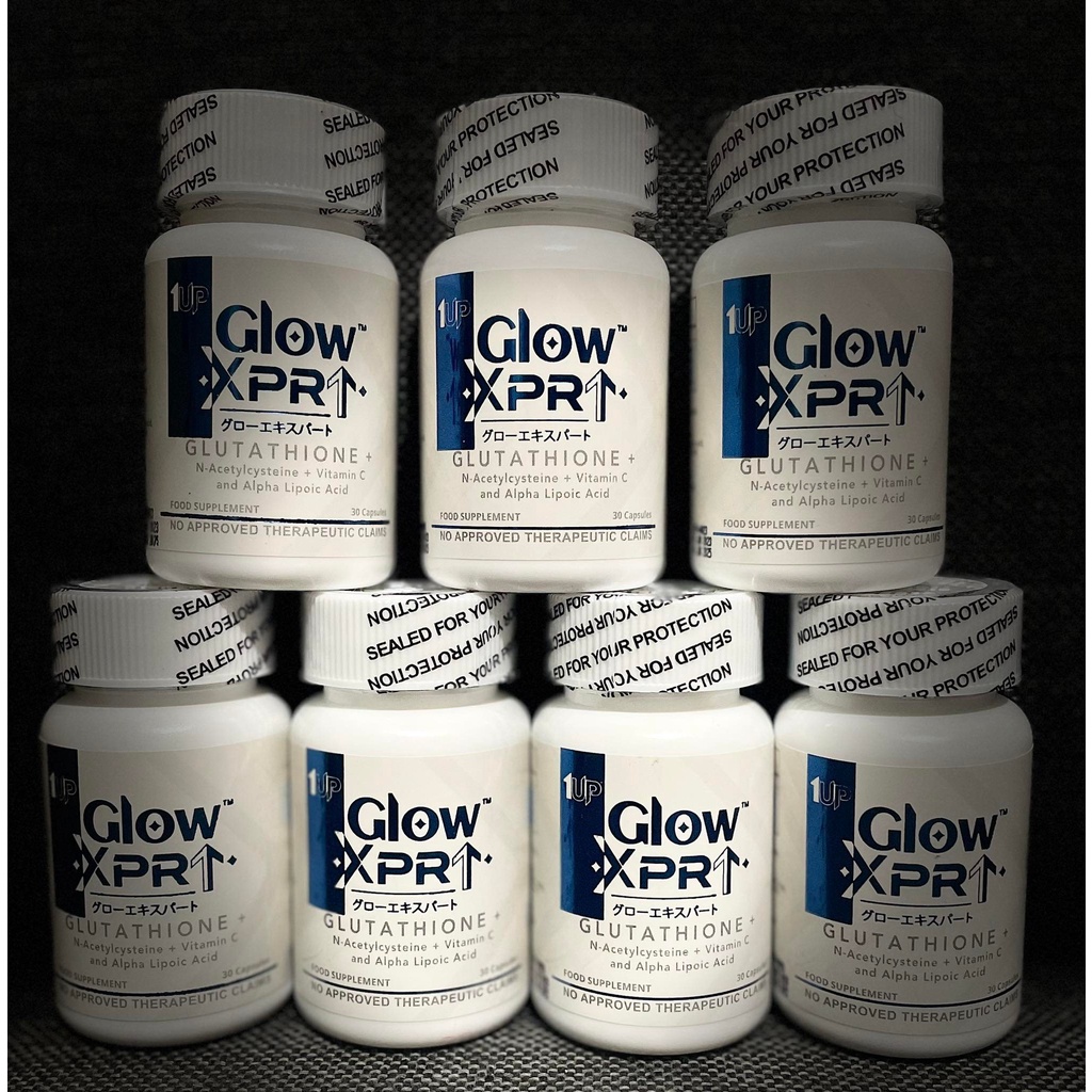 GLOW XPRT GLUTATHIONE + NAcetylcysteine + Vitamin C and Alpha Lipoic