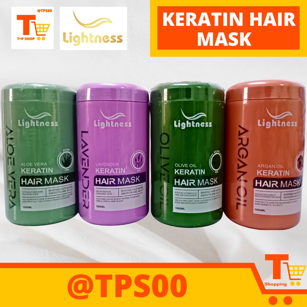 Lightness Keratin Hair Mask Making Hair More Smooth And Silky 1000ml 