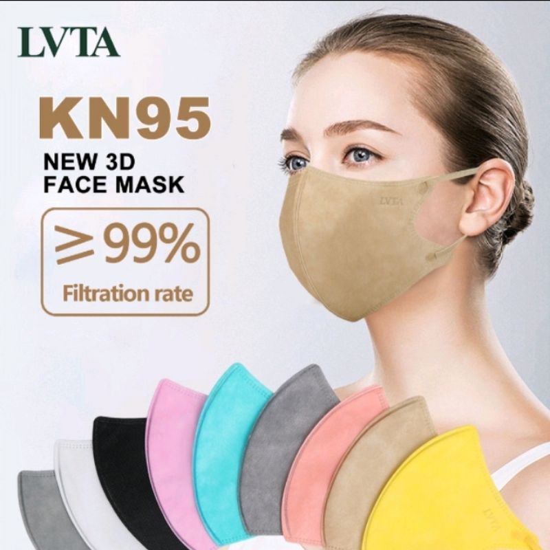 LVTA NEW 3D FACE MASK KN95 GOLD PACK Shopee Philippines