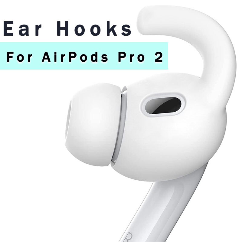 Silicone Ear Hooks For Airpods Pro Protector Holder Sports Ear Tips Covers Anti Lost Earhooks