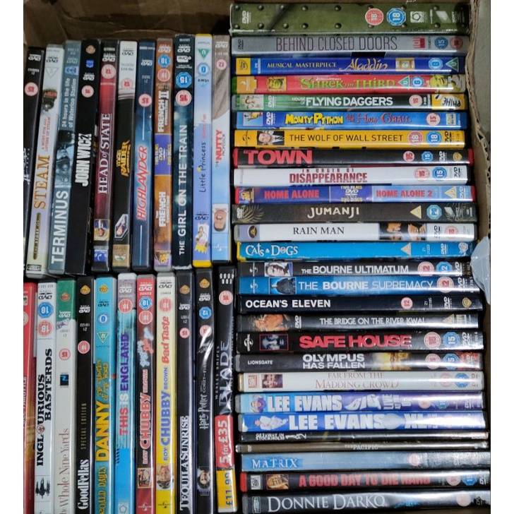 DVD MOVIES UPSTOCK UK R2 (PRE OWNED) | Shopee Philippines