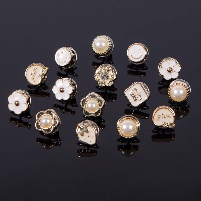 Jack 1pc Sewing-free Small Buttons Clothes Shirts Detachable Invisible ...