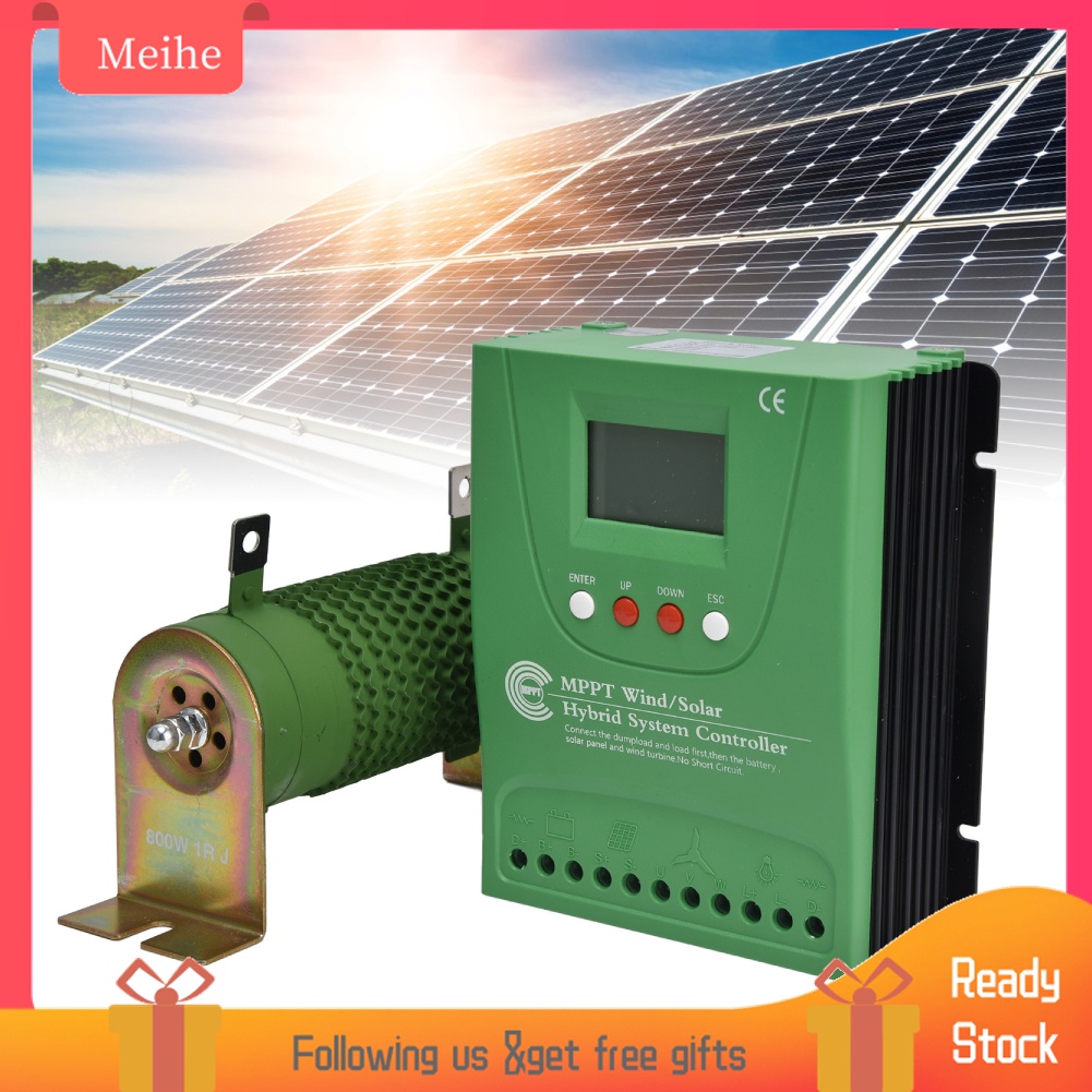 [Ready Stock] Meihe Wind Solar Hybrid Controller MPPT Boost Charge 800W ...