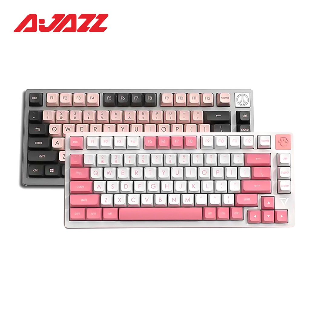 AJAZZ AC081 Hot-swappable Wired Mechanical Gaming Keyboard with Mute Switch Anti-Ghosting for Laptop PC