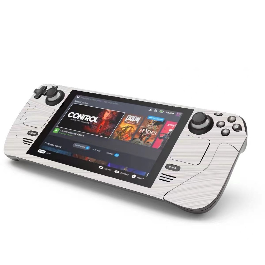 Pure Color Steam Deck Full Set Protective Skin Decal for Steam Deck ...