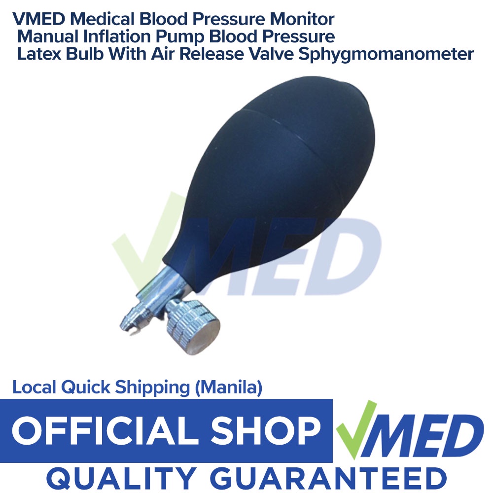 VMED Medical Blood Pressure Monitor Manual Inflation Pump Blood