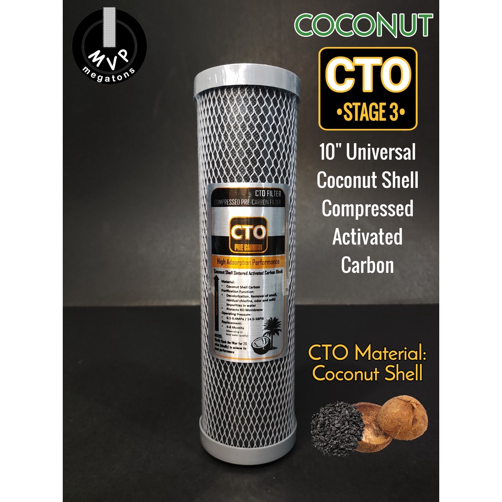 Coconut CTO Activated Carbon Filter 10
