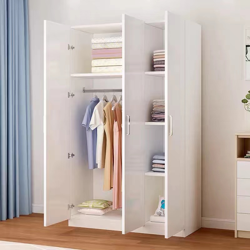 Wooden 3 Doors White Multi Functional Wardrobe Clothes Storage Cabinet   Sg 11134201 23010 4it94jx7cpmv4b