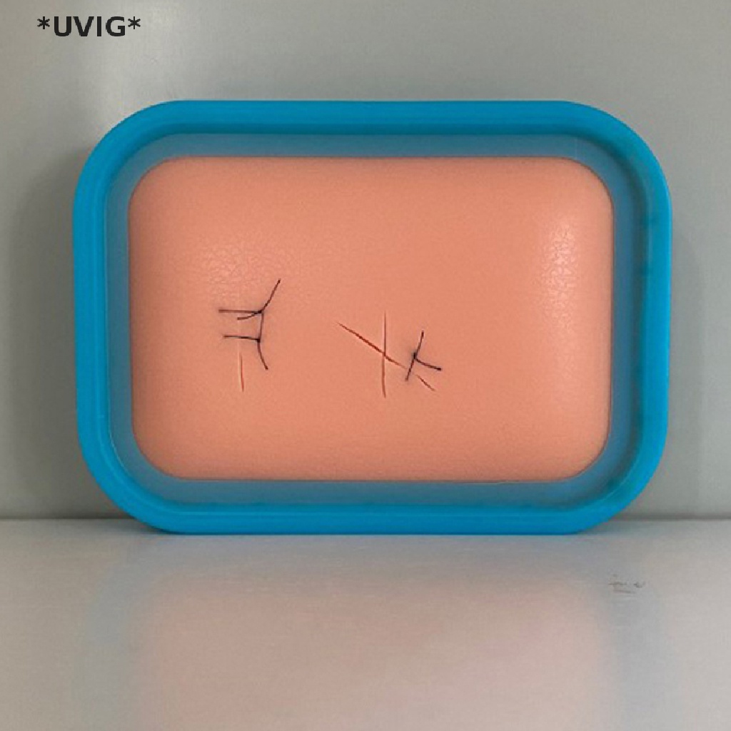 UVIG Surgical Suture Kit Pad Fake Skin Suture Training Wounds Surgery