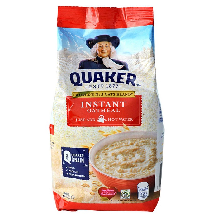 Quaker Oats Instant Oatmeal 200g | Shopee Philippines