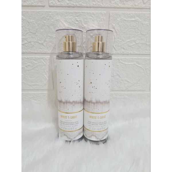 Bath and Body Works White T Shirt Fragrance Mist 236 ml Shopee