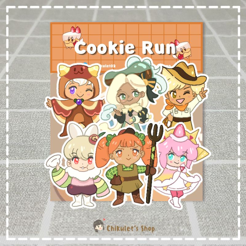 Cookie Run Stickers|Cookie Run: Oven break|Cookie Run Kingdom | Shopee ...