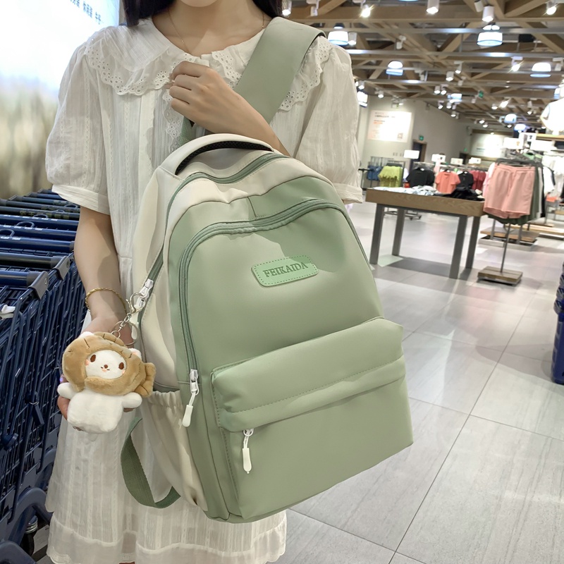 Korean High School Student backpack school bag for women fashion shoulder bag waterproof travel bag Shopee Philippines