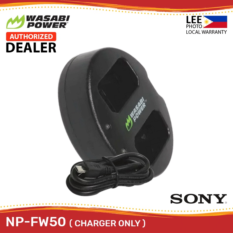Wasabi Power NPFW50 Charger Only (NO BATTERY INCLUDED) (Lee Photo