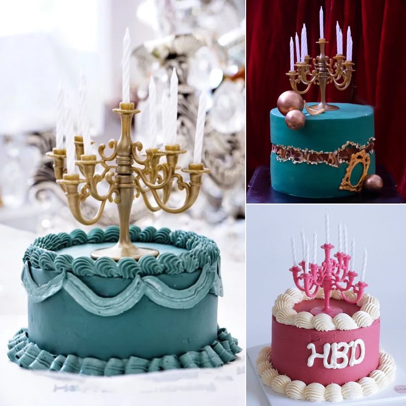 LILIN Cake Topper Candle holder birthday Chandelier/Cake Topper/Candle