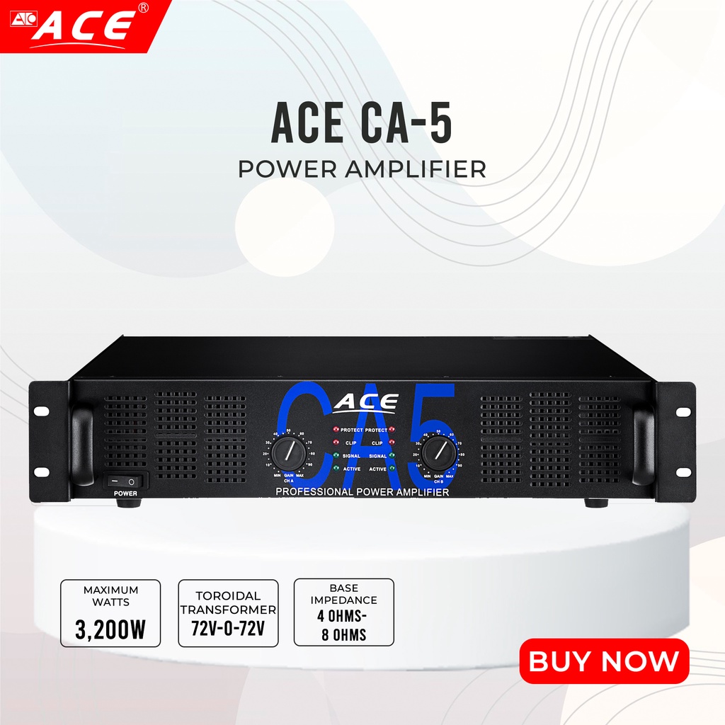 Ace CA5 Powered Amplifier Shopee Philippines