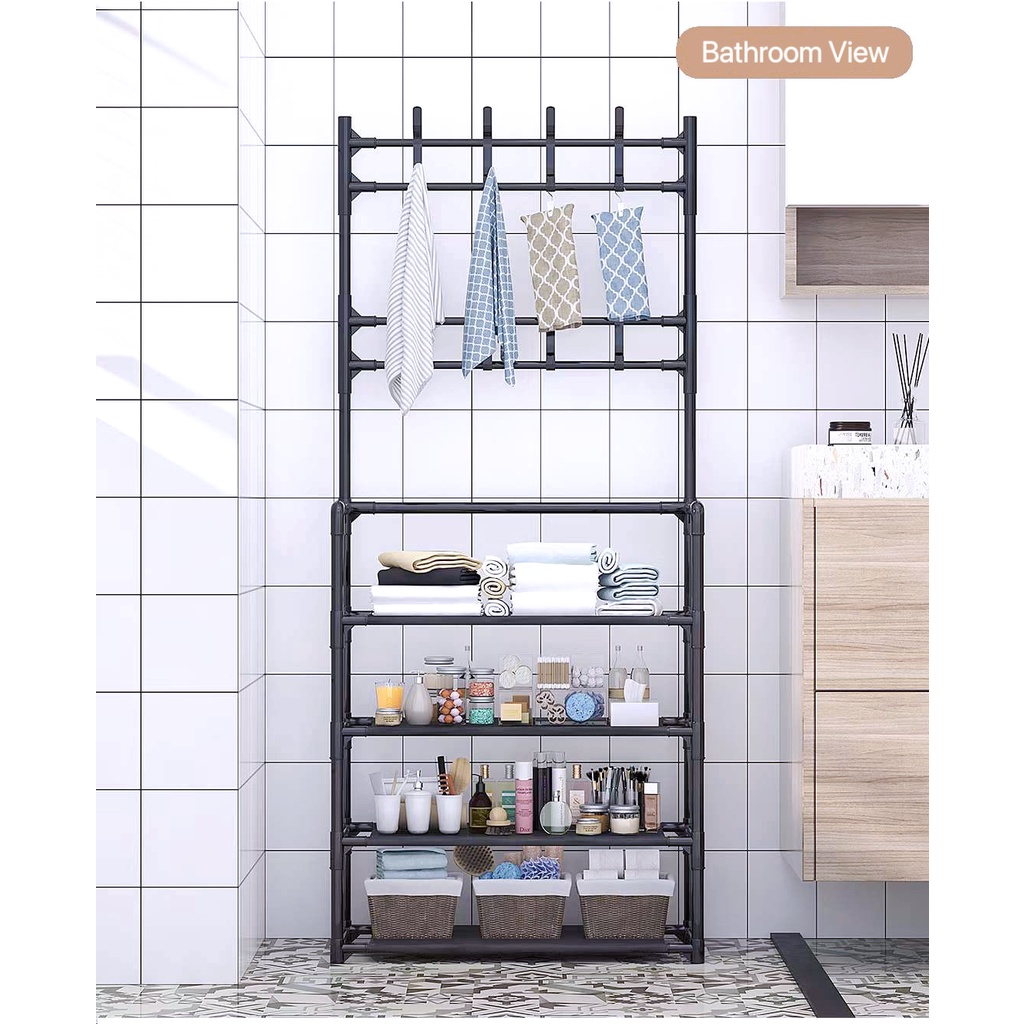4 Layer Multifunctional Shoe Rack Organizer Dormitory Apartment Simple ...