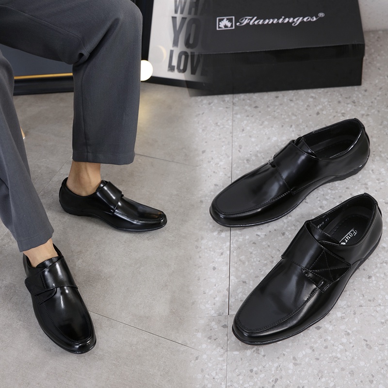 New men's shoes Leather Business Formal Wear Black Shoes For Men