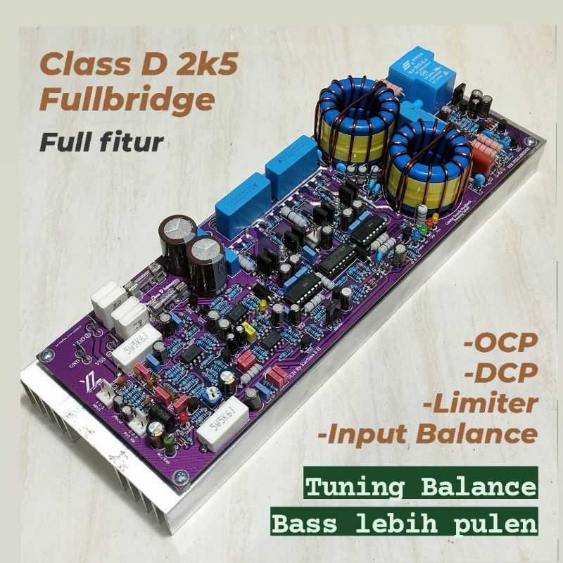 Class D 2K5 Fullbridge Double Feedback Limiter Full Features D2k5 Power