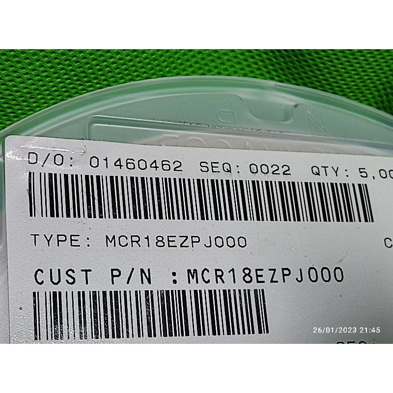 10pcs Chip resistor smd 000 0R size 1206 3216 0ohm 0 ohm | Shopee ...
