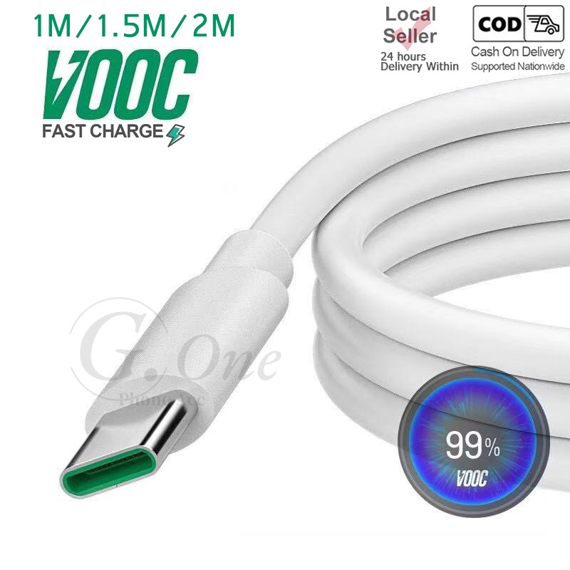 1/1.5/2M VOOC 5V/4A Fast Charger Cord USB Type-C Charging Cable For PD ...