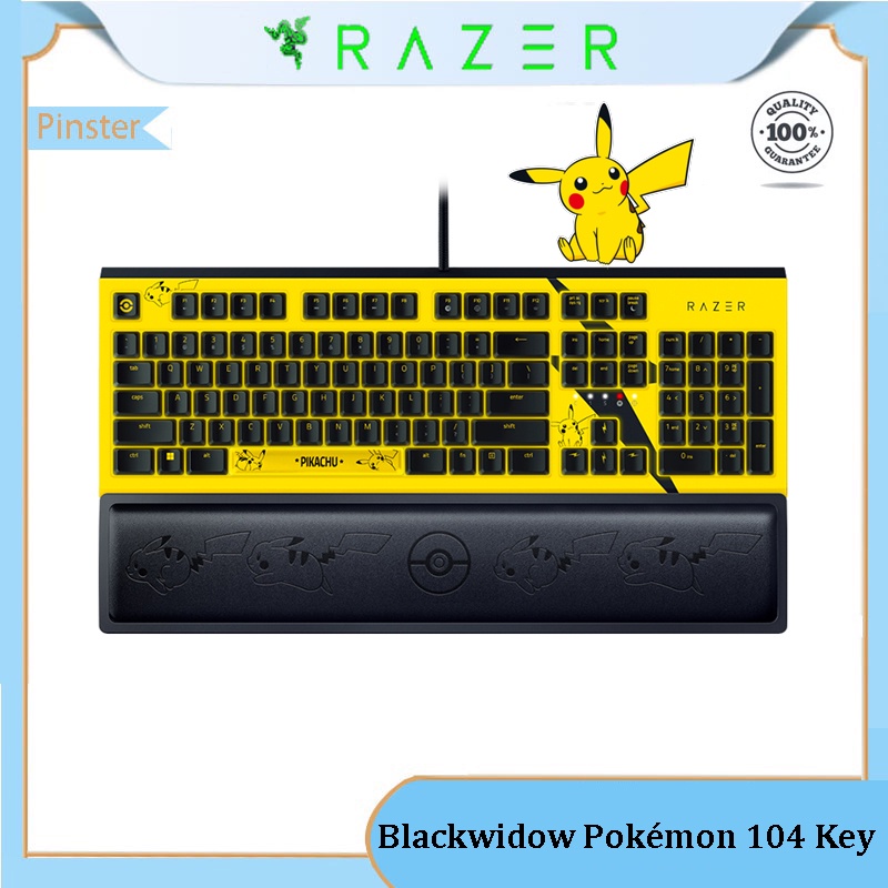 Razer Blackwidow Pok mon 104 Key Wrist Rest Backlit Game