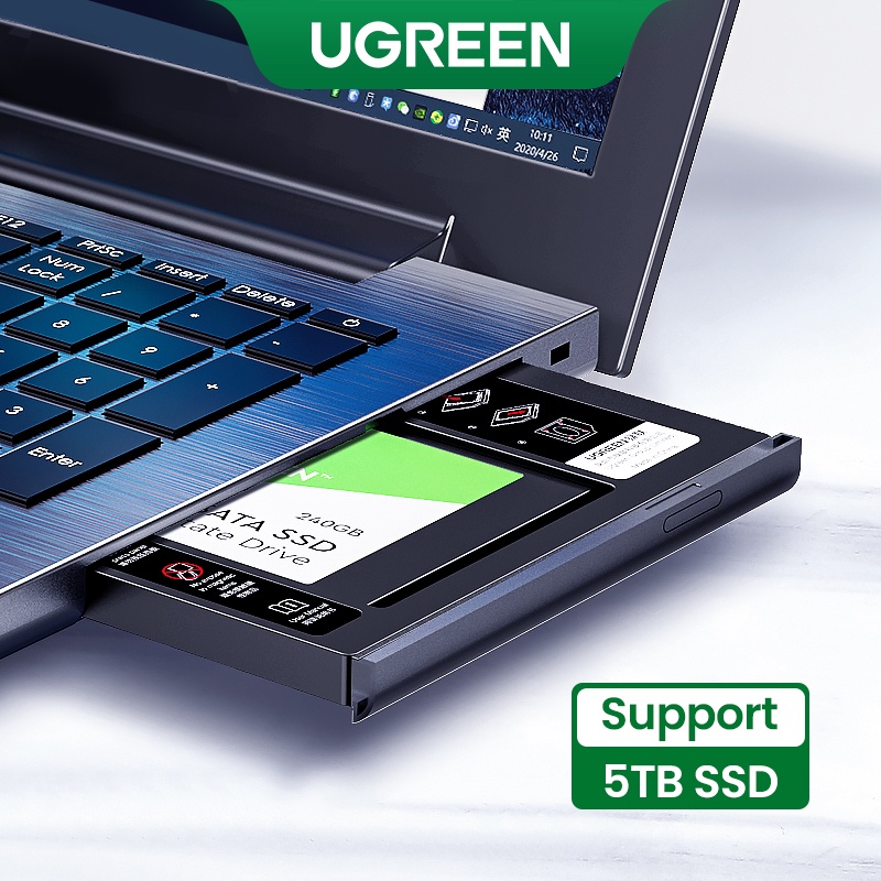 UGREEN HDD Caddy 9.5mm SATA to USB 3.0 for 2.5" External Hard Drives
