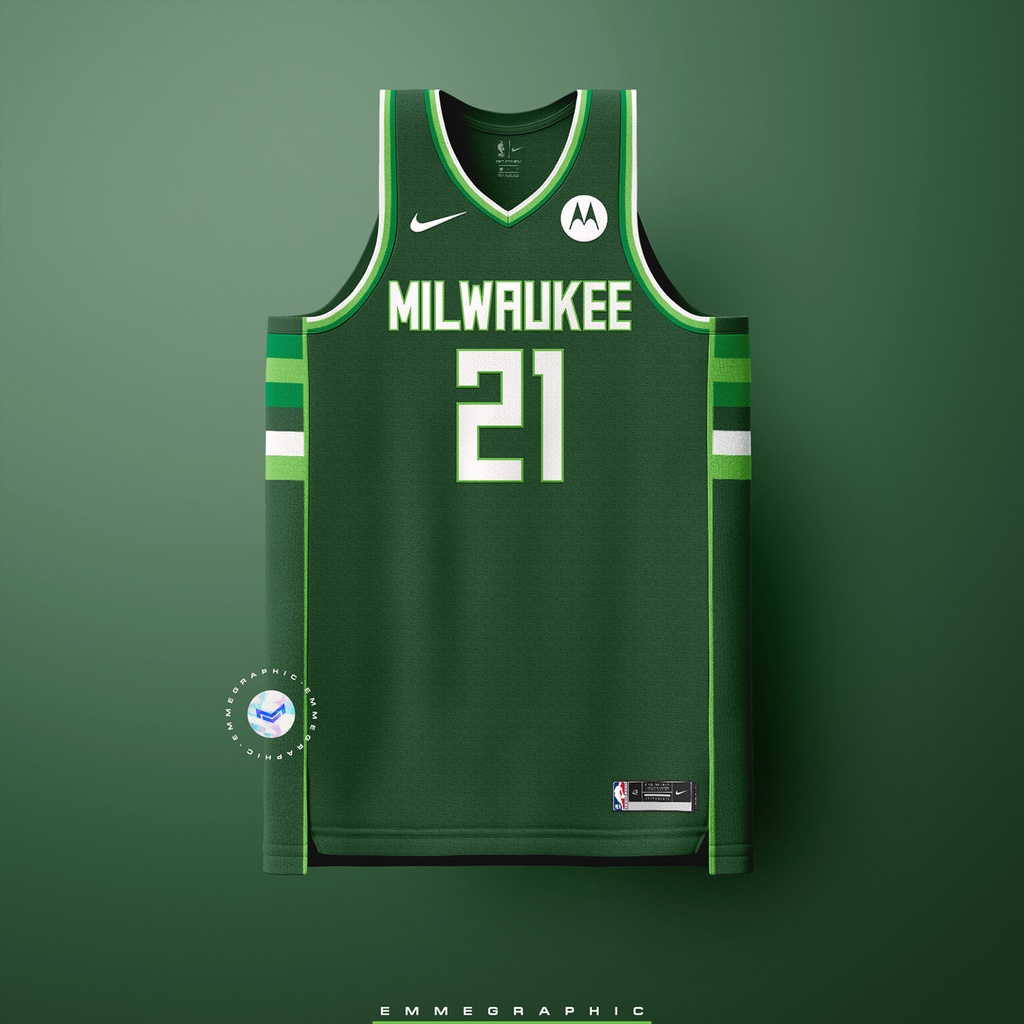 NBA Basketball Jersey City Edition Giannis Antetokounmpo Milwaukee