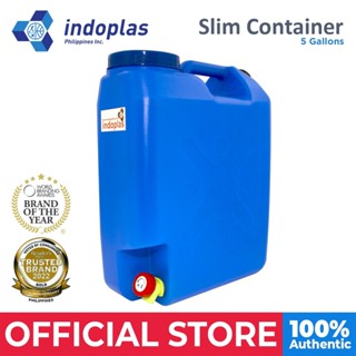 Slim Container 5 Gallons Blue 1's | Shopee Philippines