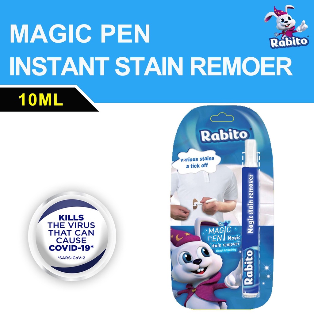 Rabito Instant Stain Remover Pen Portable magic stain remover stick