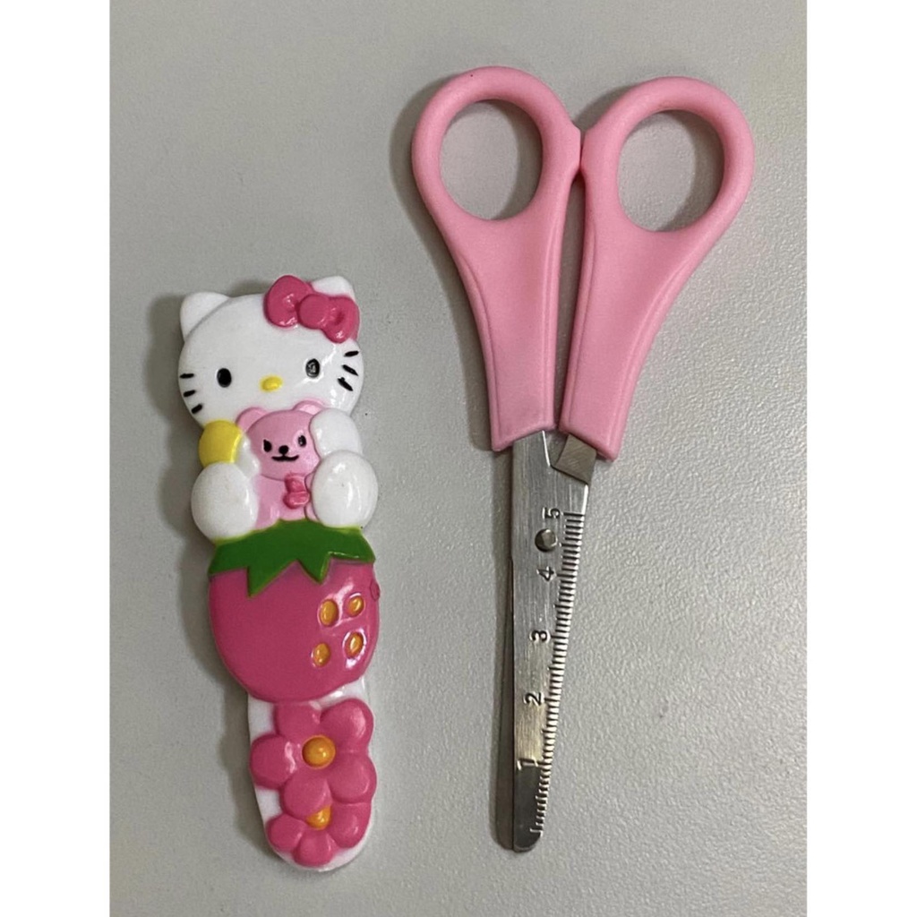 Hello Kitty Scissor With Cover Kids School Scissors For Kids Shopee