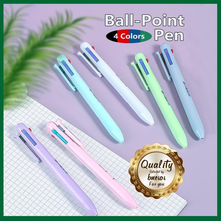 bnesos Stationary School Supplies 4Colors Ballpen | Shopee Philippines