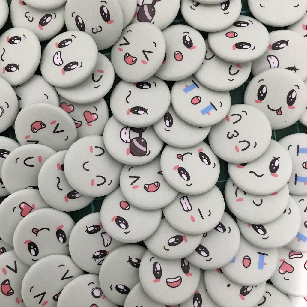 Emoji Kawaii Pack Vol.1 Pin Button Accessories | Shopee Philippines
