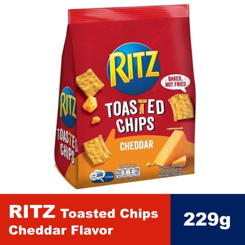 Ritz Toasted Chips Cheddar 229g Shopee Philippines 