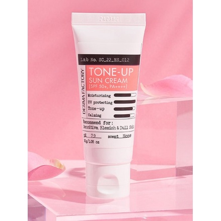 Derma Factory Tone-Up Physical Sunscreen 30g SPF50+ PA++++ | Shopee ...