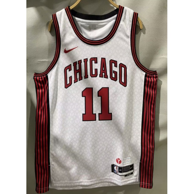 hot pressed 2023 nba Chicago Bulls No.11 DeROZAN white basketball ...