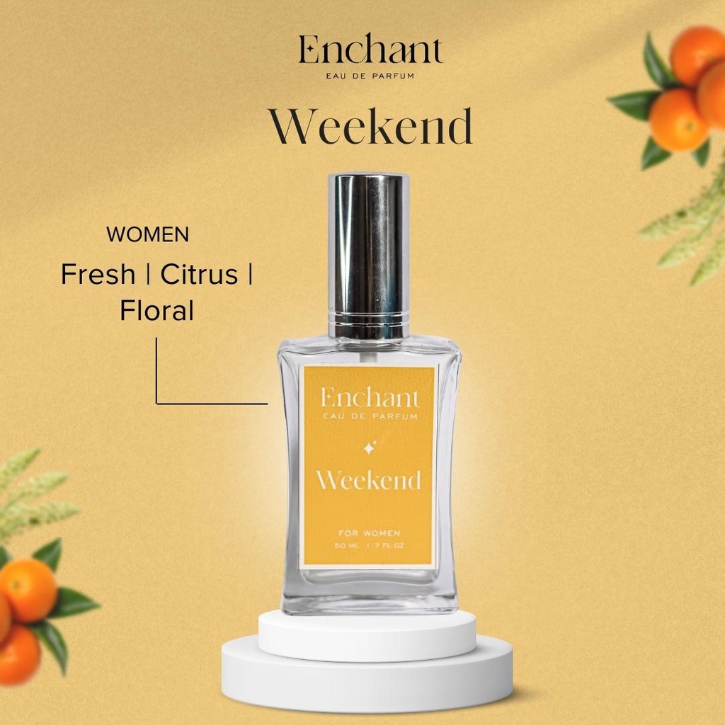 Enchant Fragrances Weeken LongLasting OilBased Women's Perfume